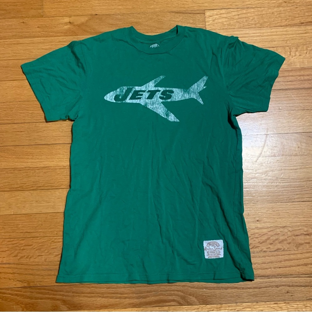 New York Jets NFL Reebok Retro Sport Authentic Premium Tee Green Women’s Small